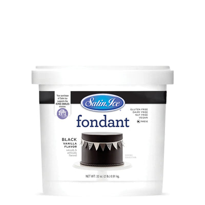 Black Vanilla Fondant 2lb