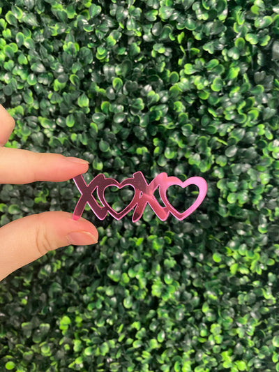 Acrylic XOXO charm
