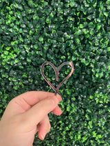 Metallic Heart Charm