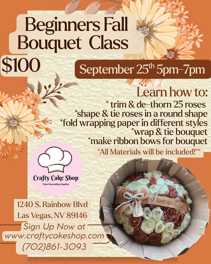 Beginners Fall Bouquet Class 9/25