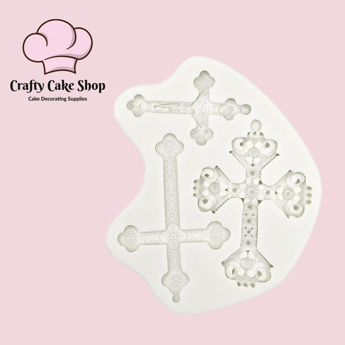 3 Assorted Cross Mold