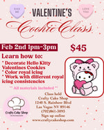 2/2 -- Hello Kitty Valentine's Cookie Class