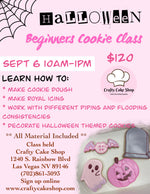 9/6 -- Halloween Beginners Cookie Class