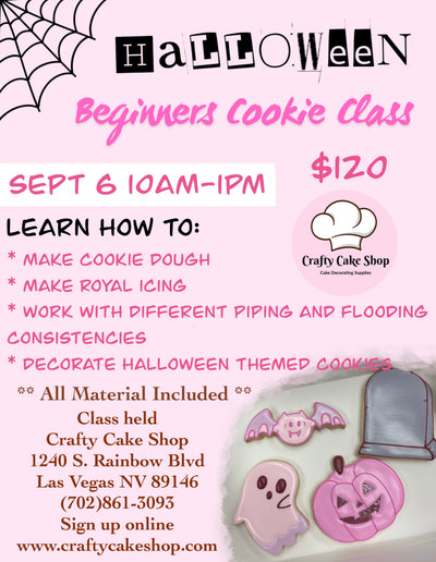 9/6 -- Halloween Beginners Cookie Class