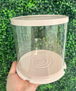 Pink Clear Round Box