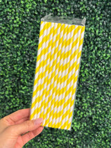 Stripe Paper Straws