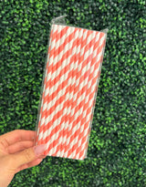 Stripe Paper Straws