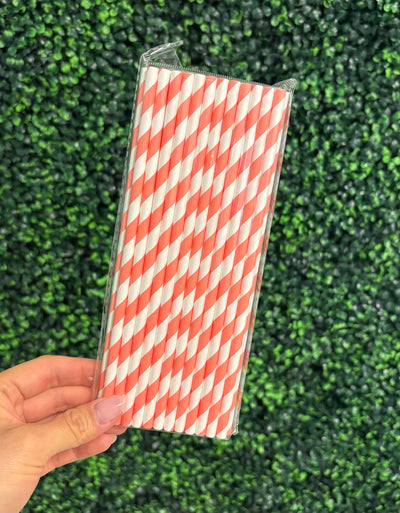 Stripe Paper Straws