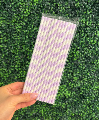 Stripe Paper Straws