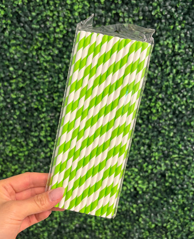 Stripe Paper Straws
