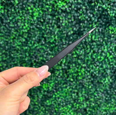 Black Fine Tip Tweezer