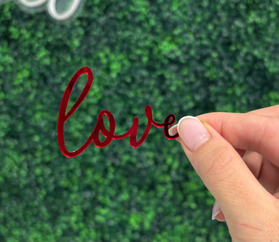 Love Acrylic Charm