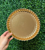 Round Gold Platter