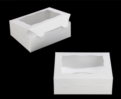 7" x 5 1/2” White Window Box