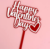 Happy Valentine's Day Acrylic Topper