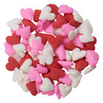 Red, Pink, White Medium Heart Quins