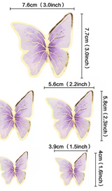 5pc Butterfly Topper