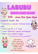 6/21 -- Labubu Bento Cake Class
