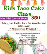 3/29 - Kids Cake Class