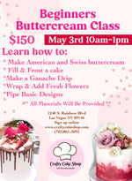 5/3 -- Beginners Buttercream Class