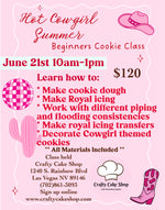 6/21 -- Beginners Cookie Class