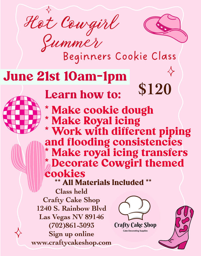 6/21 -- Beginners Cookie Class