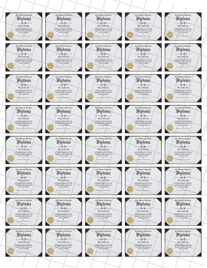 Diploma Edible Image - 1 Sheet