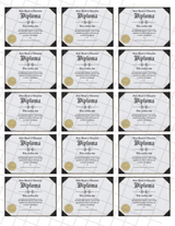 Diploma Edible Image - 1 Sheet