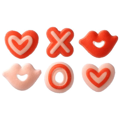 Hugs & Kisses Sugar Deco