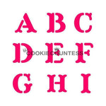 Alphabet Block Set Stencil