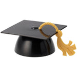 3" Black Grad Cap Topper