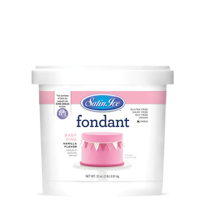 Baby Pink Vanilla Fondant 2lb