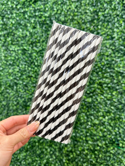 Stripe Paper Straws