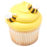 Bumble Bees Sugar Deco-6ct