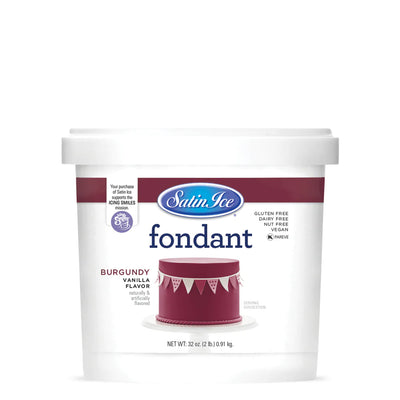 Burgundy Fondant 2lb