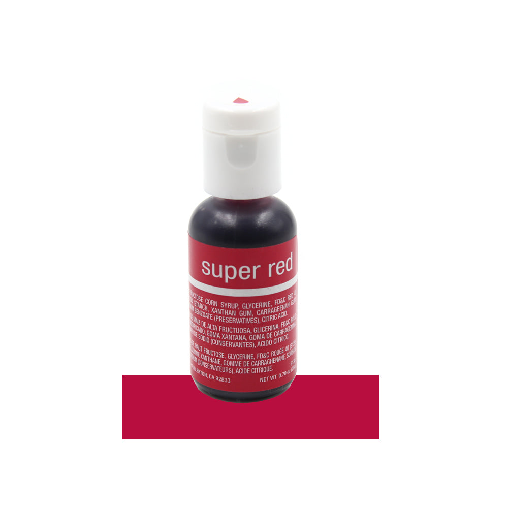 Super Red Chefmaster Liqua-gel Food Color – Crafty Cake Shop