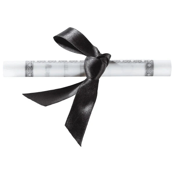 Diploma With Black Ribbon 2ct