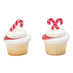 Candy Cane Cupcake Topper