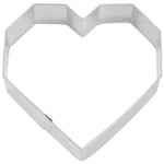 3.5" Geo Heart Cookie Cutter