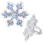 Holographic Snowflake Rings