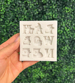 Halloween Letters Mold