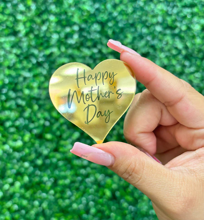 Happy Mother's Day Heart Charm