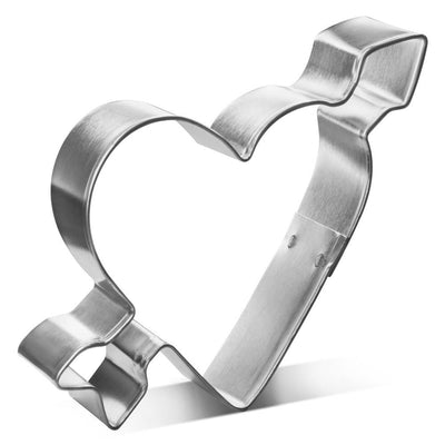 4.25" Heart with Arrow Cookie Cutter
