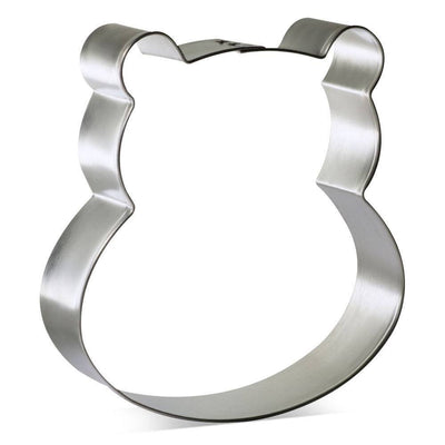 3.75" Hippo Face Cookie Cutter