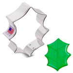 3" Holly Leaf Cookie Cutter