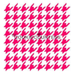 Hounds Tooth Pattern Stencil