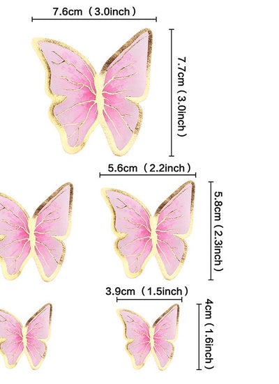 5pc Butterfly Topper