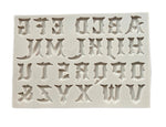 Old English Upper Case Alphabet Mold