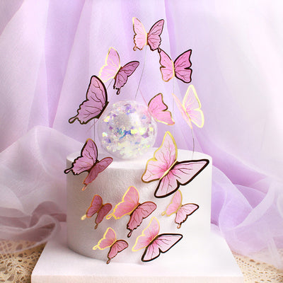 5pc Butterfly Topper