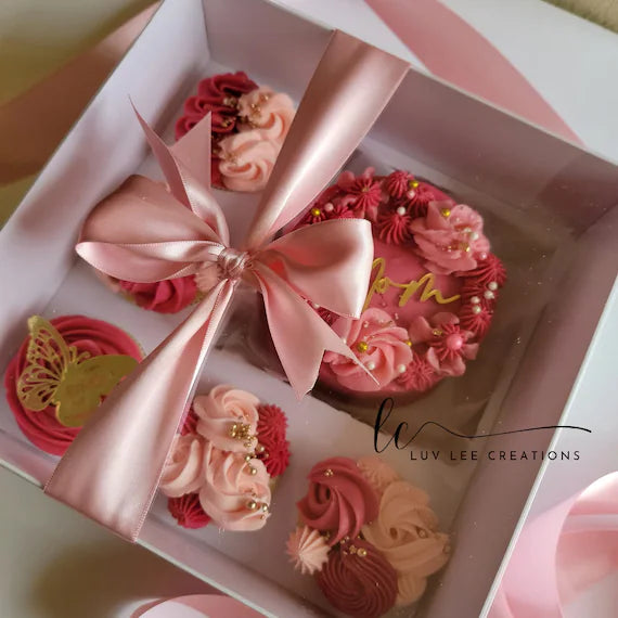 Cupcake Mix Gift Box - Sugar and Spice – Bright Side Sweets